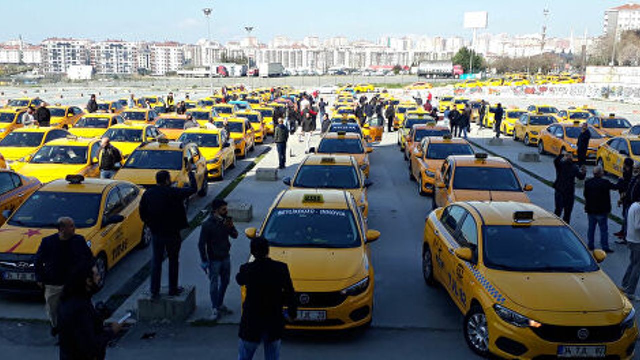 Otoparklar taksilerle doldu