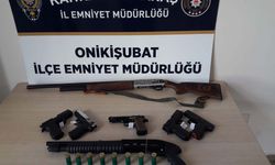 Kahramanmaraş’ta 26 Şüpheli Şahıstan, 27 Adet Silah Ele Geçirildi