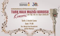 Büyükşehir’in Türk Halk Müziği Korosu Sahne Alacak