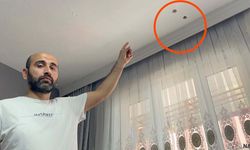 Abisini evden çıkarmak için tavanı böyle deldi!