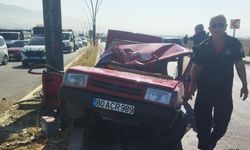 Takla atan otomobilin genç sürücüsü hayatını kaybetti.