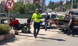 Motosiklet kazası: 1 yaralı