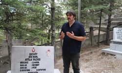 Haberlerden etkilendi 8 yılda 8 bin şehidin kabrini ziyaret etti.