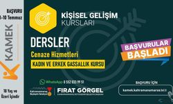 Kahramanmaraş'ta gassallık eğitimi başlıyor.