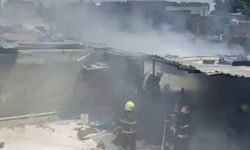 Kahramanmaraş’ta İş Yerinde Yangın Çıktı.
