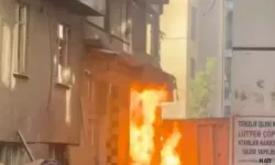 5 katlı binadaki doğalgaz kaçağı yangına neden oldu: