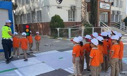 “152 ilkokul öğrencisine trafik eğitimi verildi.”