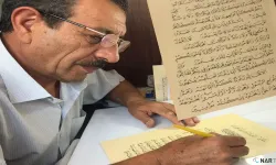 Van'da emekli öğretmen Kur'an-ı Kerim'i el yazısıyla yazdı.