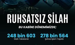81 ilde ruhsatsız silah operasyonu 1.867 silah ele geçirildi