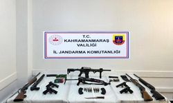 Kahramanmaraş’ta silah kaçakçılarına baskın: 2 tutuklama.
