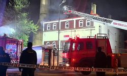 Erzurum'da Cami yangını korkuttu.