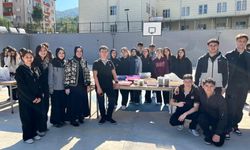 Soma Ali Uzunoğlu Lisesi’nden Gazze’ye yardım eli.