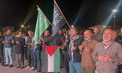 Filistin'e destek için Cumhuriyet Meydanı'nda dualar edildi