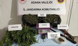 Adana'da 10 kilodan fazla esrar ele geçirildi.