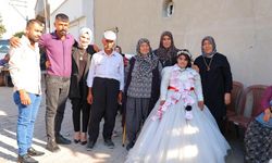 Down sendromlu Melek'in gelinlik hayali gerçek oldu.