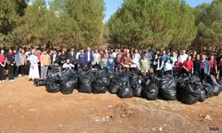 Onikişubat Belediyesi’nden 300 öğrenciyle orman temizliği.