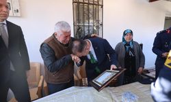 Şehit Kuran’ın ailesine şehadet belgesi verildi