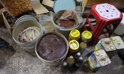 Kilis'te mide bulandıran görüntüler.