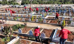 Kahramanmaraş'ta mezarlıklarda düzenleme