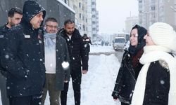 Başkan Toptaş: “Karla mücadele çalışmalarımız sürüyor.”