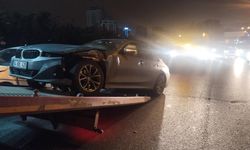 TEM'i kilitleyen 8 araçlı zincirleme kaza