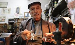 Ömrünü anahtara adadı, 84 yaşında hâlâ tezgâh başında