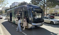 Büyükşehir'in elektrikli otobüsleri hizmete başladı