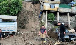 Hatay'da heyelan nedeniyle müstakil ev çöktü