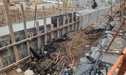 Kahramanmaraş'ta yol çöktü: 1 yaralı
