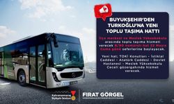 Kahramanmaraş'tan Türkoğlu'na toplu taşıma hattı