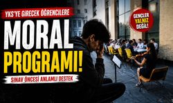 Sınav kaygısına karşı moral buluşması.