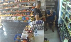 Nefes borusuna şeker kaçan bakkalın yardımına polis yetişti