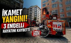 Kahramanmaraş'ta ikamet yangını.