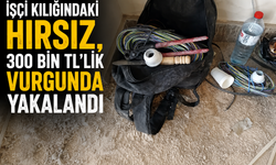 İşçi Kılığındaki Hırsız, 300 Bin TL’lik Vurgunda Yakalandı