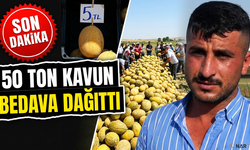 Kavunları Satmak Yerine Depremzedelere Dağıttı