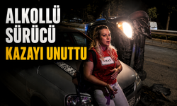 Alkollü Sürücü Kazayı Unuttu