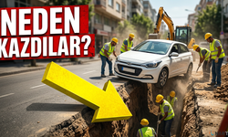 Otomobilin etrafını kazdılar.