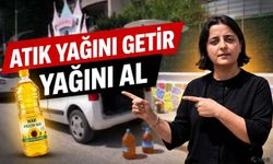 5 Litre atık yağ karşılığında 1 litre yağ hediye