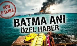 Feribotun Batış Anı Kamerada