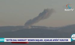 ZEYTİN DALI HAREKATI BAŞLADI, F 16'LAR AFRİN'İ VURUYOR
