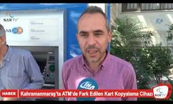 Kahramanmaraş'ta ATM'de Fark Edilen Kart Kopyalama Cihazı