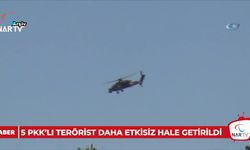 5 PKK’LI TERÖRİST DAHA ETKİSİZ HALE GETİRİLDİ