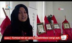 Türkiye’nin en genç müzehhibesi sergi açtı