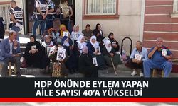 HDP önünde eylem yapan aile sayısı 16'ncı günde 40'a yükseldi!