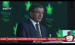 DAVUTOĞLU PARTİSİNİN VİZYONUNU AÇIKLADI... ERDOĞAN'I ELEŞTİRDİ