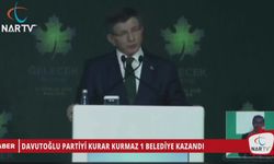 DAVUTOĞLU PARTİYİ KURAR KURMAZ 1 BELEDİYE KAZANDI