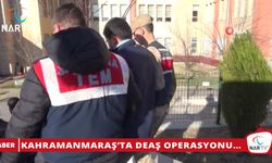 KAHRAMANMARAŞ’TA DEAŞ OPERASYONU…