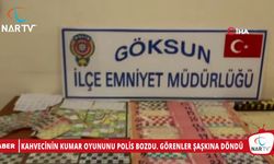 KAHVECİNİN KUMAR OYUNUNU POLİS BOZDU  GÖRENLER ŞAŞKINA DÖNDÜ