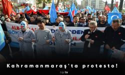 Kahramanmaraş'ta protesto!