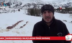 KAHRAMANMARAŞLI BALIKÇILARDAN ÖRNEK DAVRANIŞ